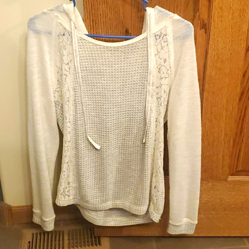 Cream knit sweater
